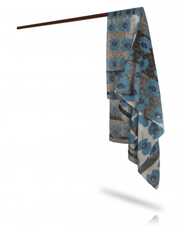 Палантин Женский SN40-FL.DE.DIEU/BLEU